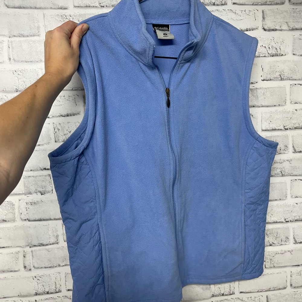 Columbia Light Blue Fleece Jacket